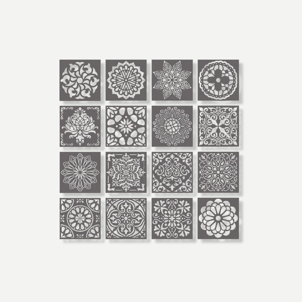 Pochoirs Mandala 16 Pochoirs