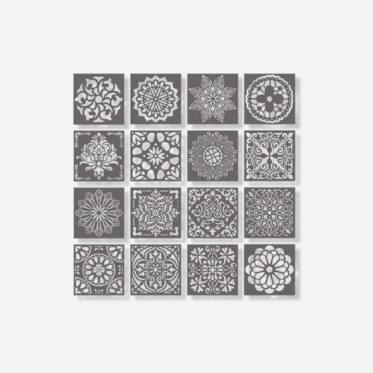 Pochoirs Mandala 16 Pochoirs