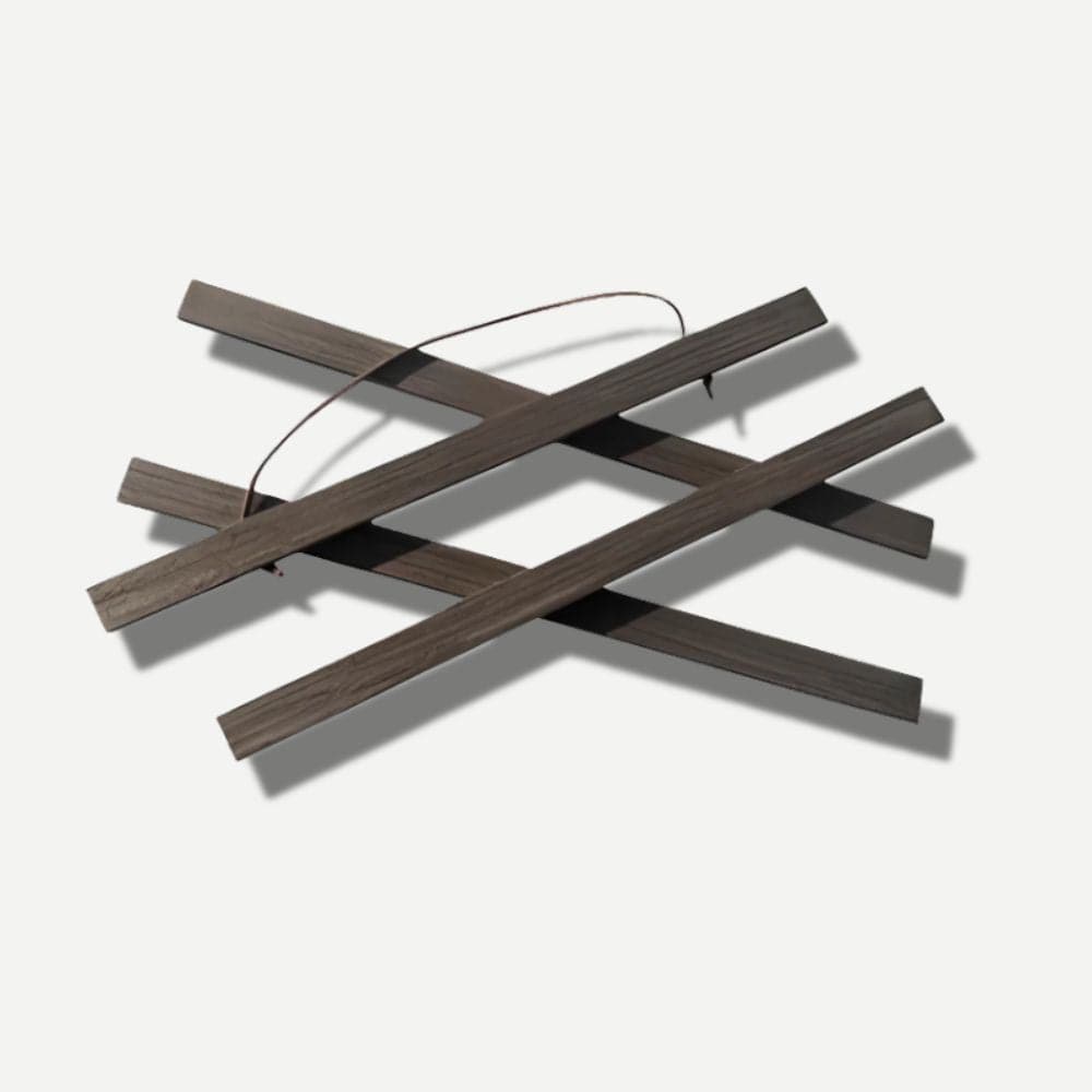 Porte Affiche Suspendu Bois de Noyer