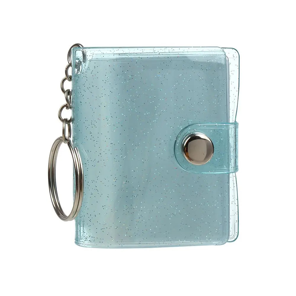 Porte Clés Photo Bleu