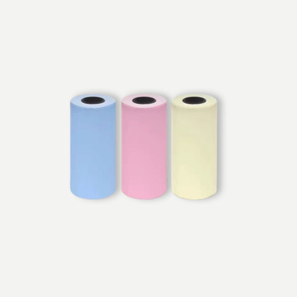 Rouleau imprimante thermique 3 rouleaux Couleurs