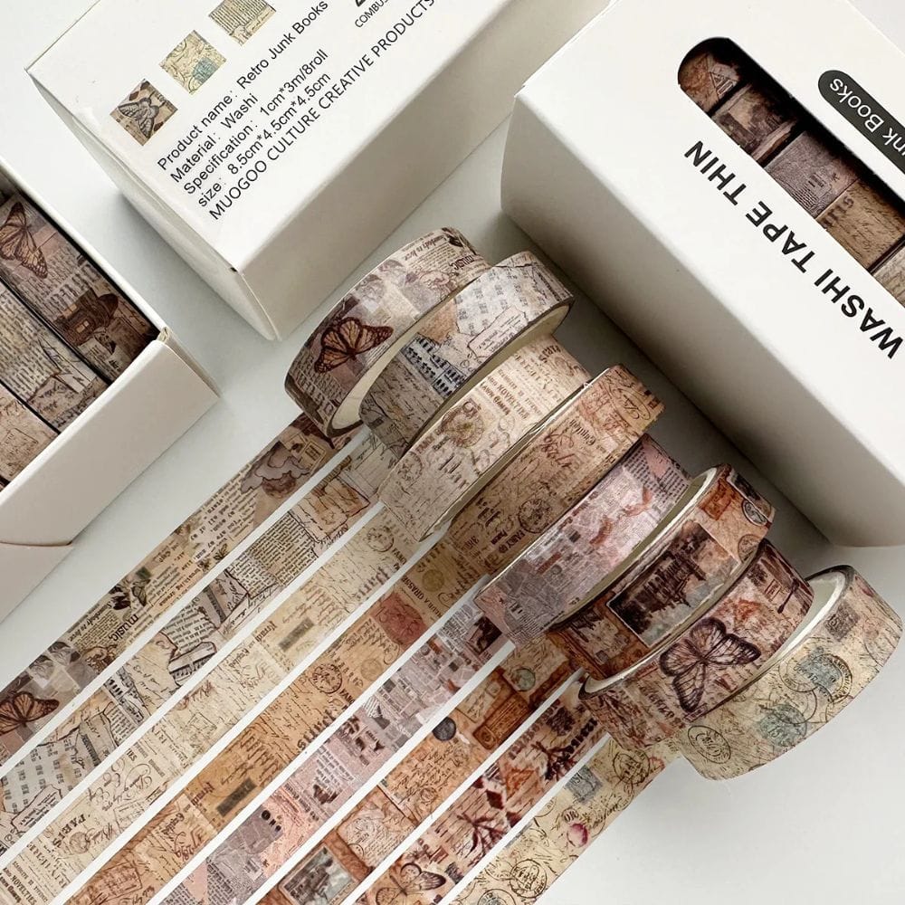 Ruban Adhésif de Masquage Carnet vintage