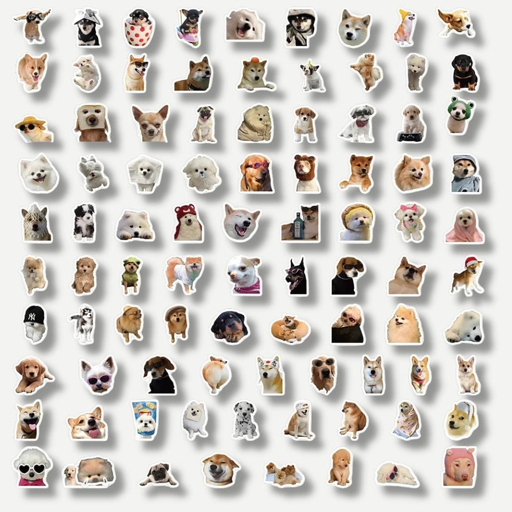 Stickers Chien 50 Pièces