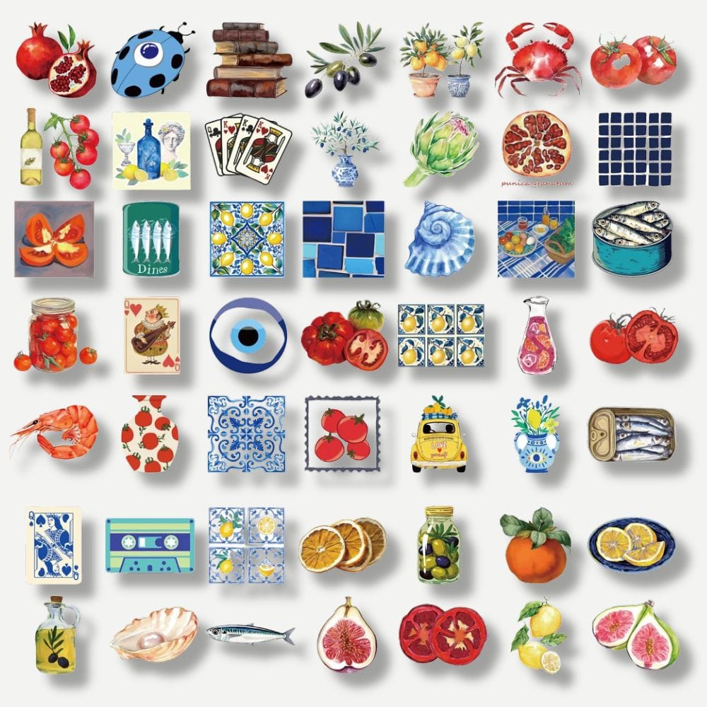 Stickers Provence 50 Pièces