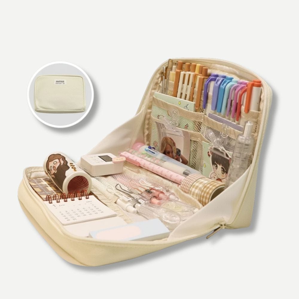 Trousse Grande Ouverture Beige